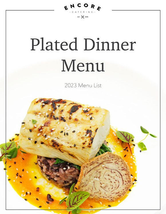 Plated Dinner Menu Package main cover image from Encore Catering in Toronto