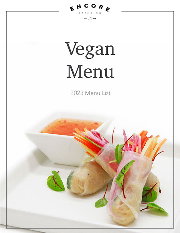 Vegan Menu Package main cover image from Encore Catering in Toronto