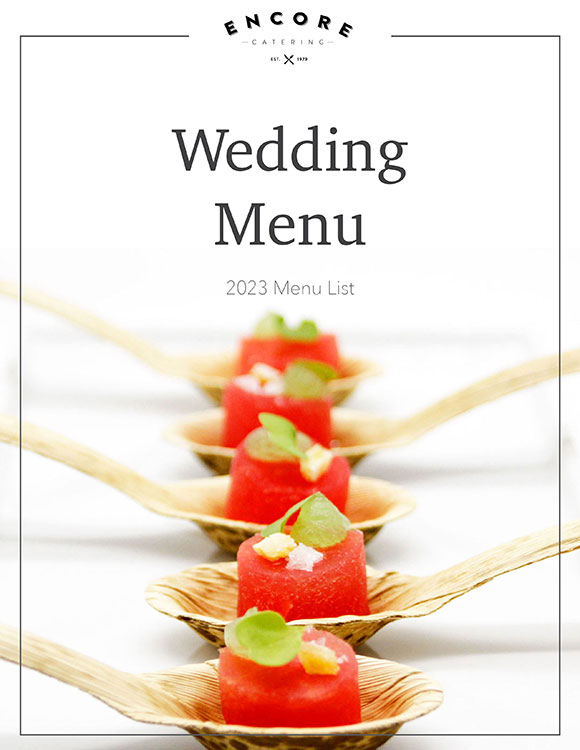 Wedding Menu Package main cover image from Encore Catering in Toronto